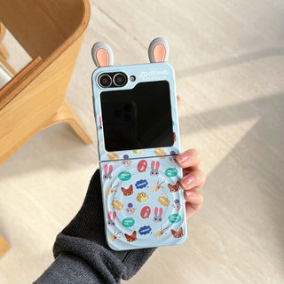 Ốp Điện Thoại Gấp Cho Samsung Galaxy Z Flip7 Flip6 Flip5 Flip4 Flip3 Boyang Thiết Kế Dễ Thương Zootopia Từ Giá Đỡ Vòng Tay Cứng tpu Vỏ Điện Thoại