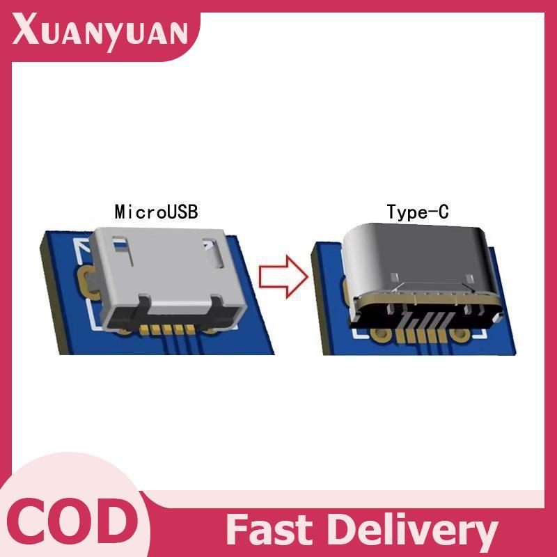 XUAN 2 Cổng Sạc Cho PCB Hàn DIY Sửa Chữa Adapter USB Kết Nối Loại C Nữ Jack 5Pin SMD SMT Type-C Ổ Cắm VN