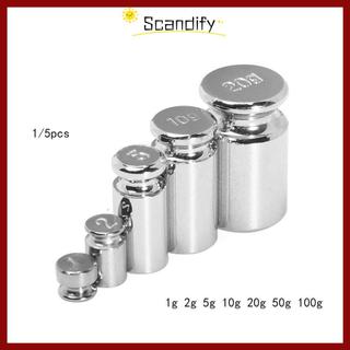 [COD] SCANDIFY 1 / 5 Bộ Trọng Lượng Cân Đo Trọng Lượng Chất Lượng Cao 1g / 2g / 5g / 10g / 20g / 50g / 100g Gram Cân