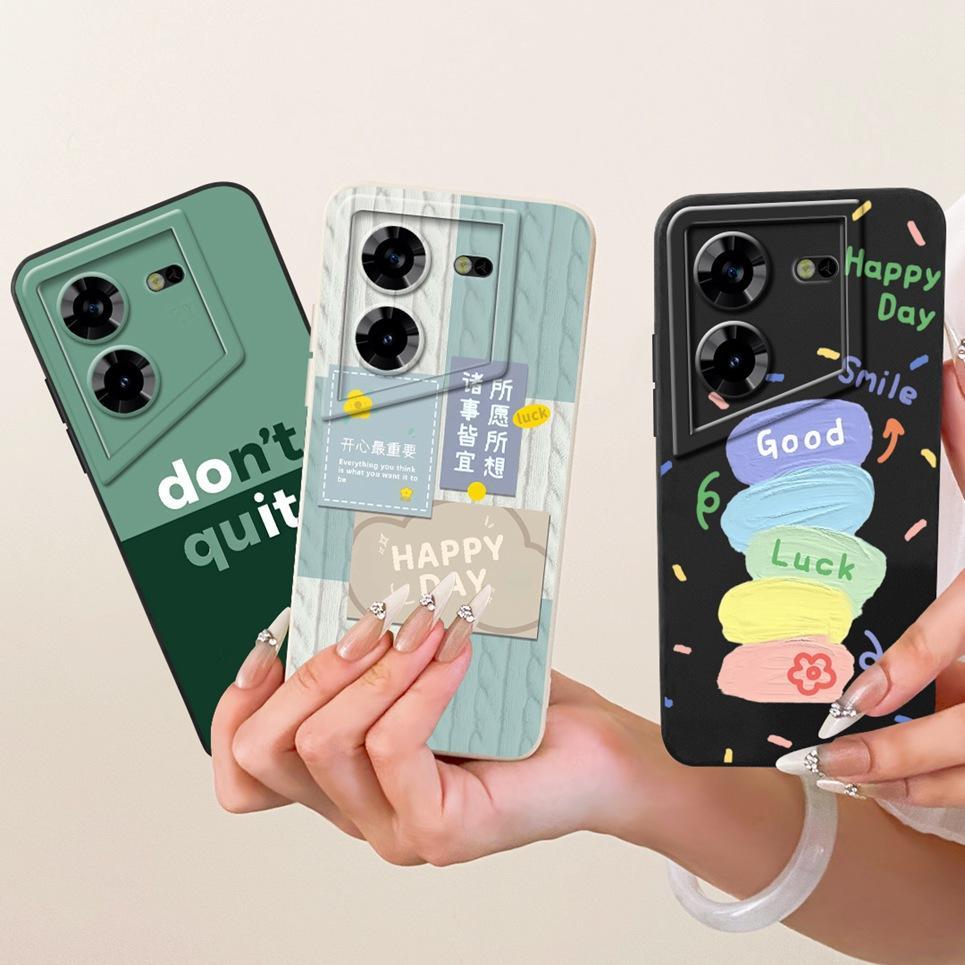 Mèo Trung Quốc Rồng Hoạt Hình Tranh Vỏ Cho Tecno Pova 5 Pro Pova5 Ốp Điện Thoại Silicon Mờ Mềm Trên Pova 5X Free Fire