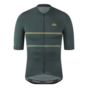QSS002A - Áo Đạp Xe UKE Nam Dark Green – Vải Ý Cao Cấp, Thoáng Khí, Chuẩn Form