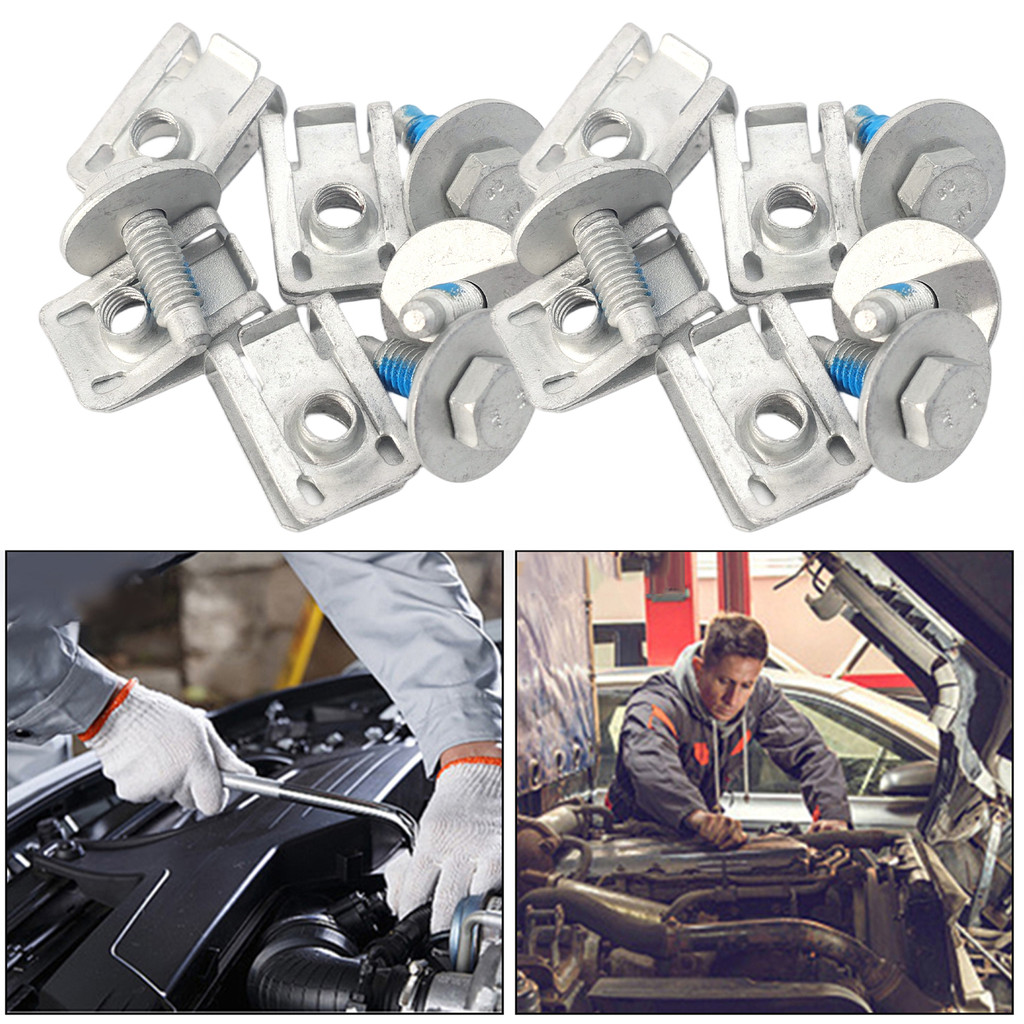 FENDER Bộ máy giặt bu lông vít bên dưới M6 - Thiết kế đầu lục giác bằng thép Carbon - Dây buộc chắn bùn tự động đa năng