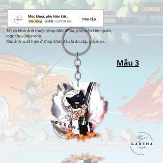 Móc chìa khóa khóa Câu cá vạn cân,  mica anime acrylic dễ thương