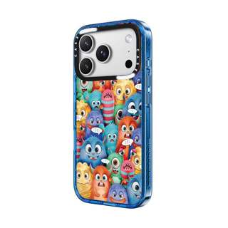 CASECASE X Nhiều Màu Sắc Quái Vật Bầu Trời Màu Xanh Trong Suốt Cứng Hút Từ Tính Tác Động Dành Cho Apple IPhone 12 13 14 15 16 17 Pro Max Air Plus Có Hộp