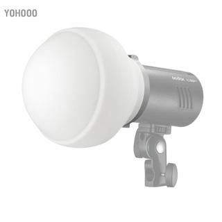 Yohooo Yohooo Godox ML-CD15 Bộ khuếch tán Dome với 3 bộ điều hợp để chụp ảnh Đèn flash Chân dung phòng thu Live Stream