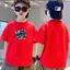 Chất lượng cao, cotton, COD, size 3-14, tùy chỉnh, Áo Trẻ Em, Unisex
