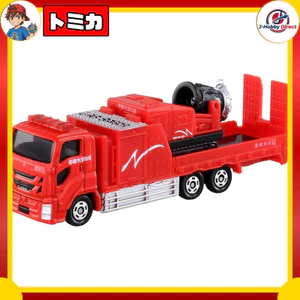 TAKARA TOMY Tomica Long Type Tomica No. 128 Naha City Fire Department Hyper Mist Blower Vehicle Mini Car Toy for Ages 3 and Up