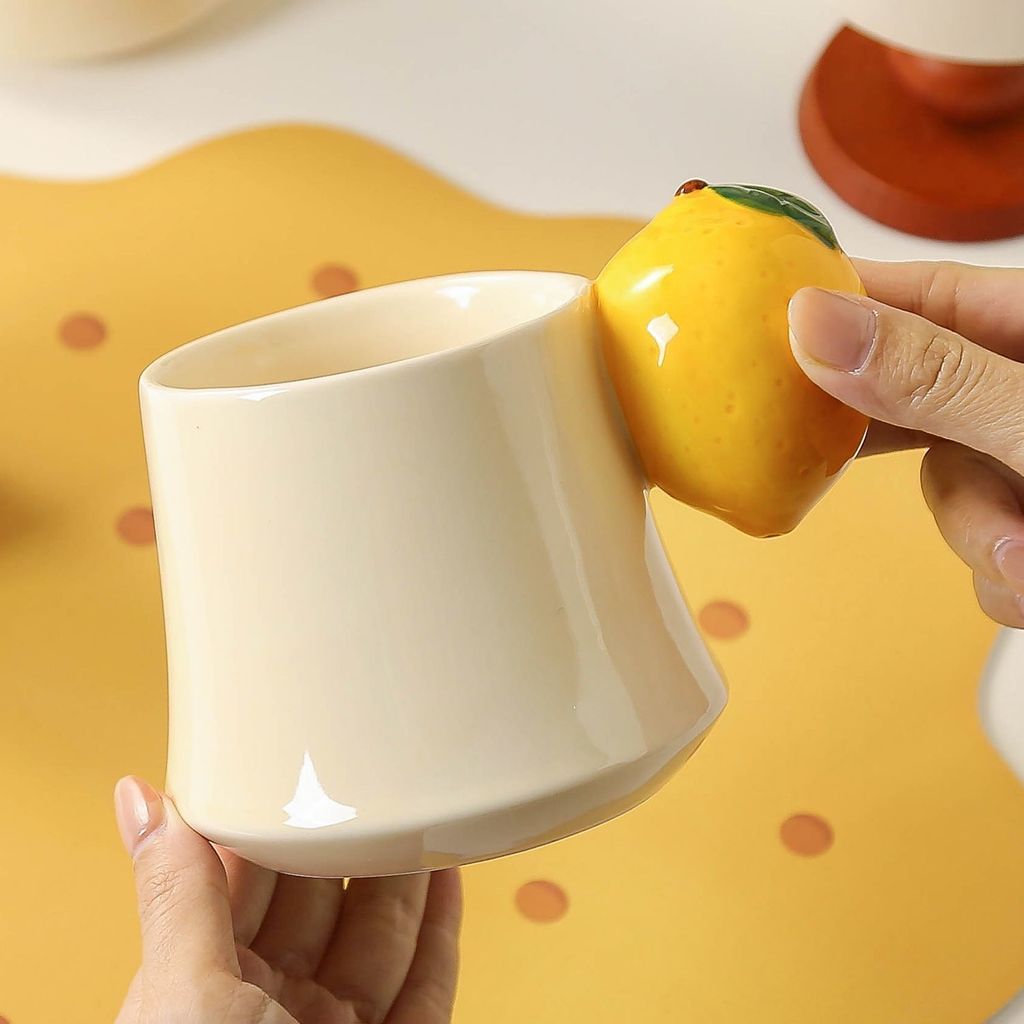 Giá Trị Cao Sáng Tạo Trái Cây Tay Cầm Cốc Gốm Sứ Quà Tặng Sinh Nhật Cho Bạn Trai Và Bạn Gái Quà Tặng Thiết Thực Cốc Nước Cốc Sữa