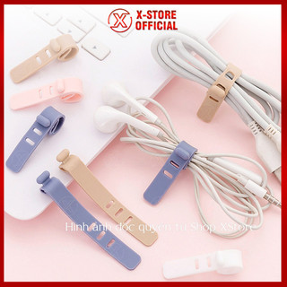 Dây buộc chống rối dây sạc, tai nghe, phụ kiện silicone nhỏ gọn, chống thất lạc, dây buộc chống rối siêu tiện lợi SCCS