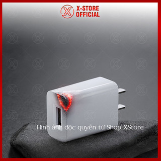 Bộ sạc 1 cổng usb trắng tinh tế, củ sạc điện thoại ổn định dùng tại nhà, văn phòng hoặc mang đi xa – CS5V2A