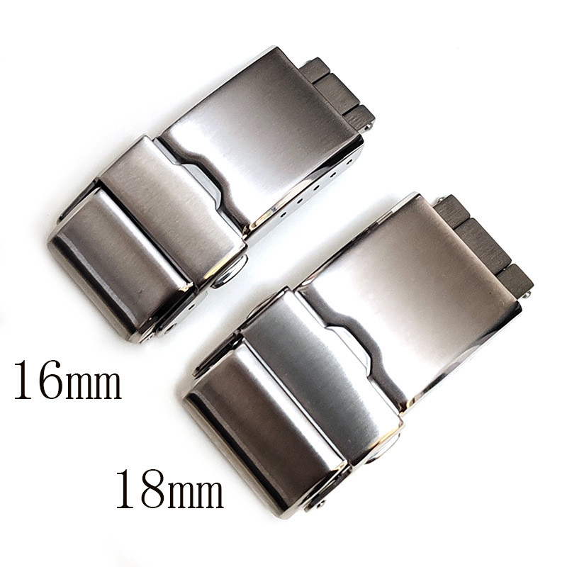 Khóa Đồng Hồ Cao Cấp Cho Breling Dây Đeo Đồng Hồ Khóa 16 Mm 18 Mm Thép Không Gỉ Gấp Khóa Dành Cho Nam Nữ Đồng Hồ Công Cụ Sửa Chữa