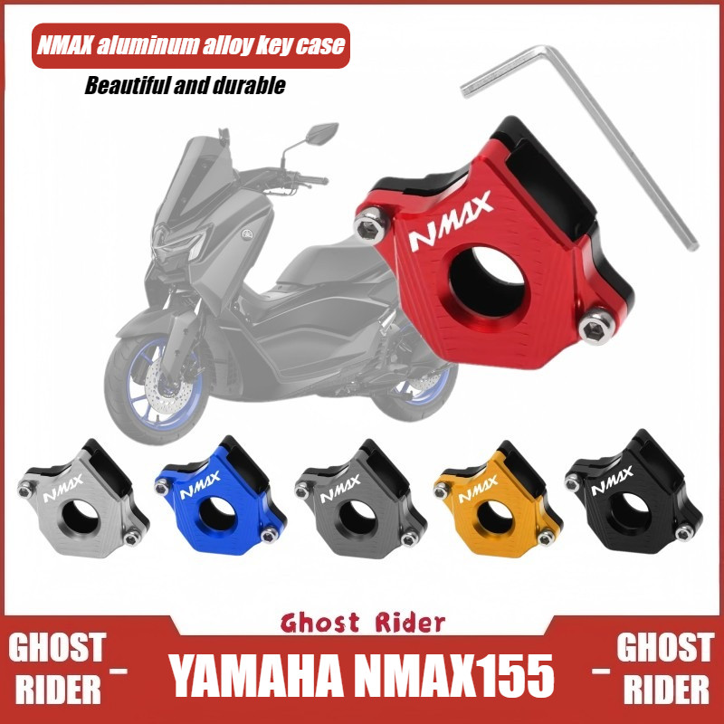 Dành Cho Xe YAMAHA NMAX155 CNC Nhôm Chìa Khóa Xe Máy Đánh Lửa Chìa Khóa Vỏ Bảo Vệ Trang Trí Sửa Đổi Phụ Kiện