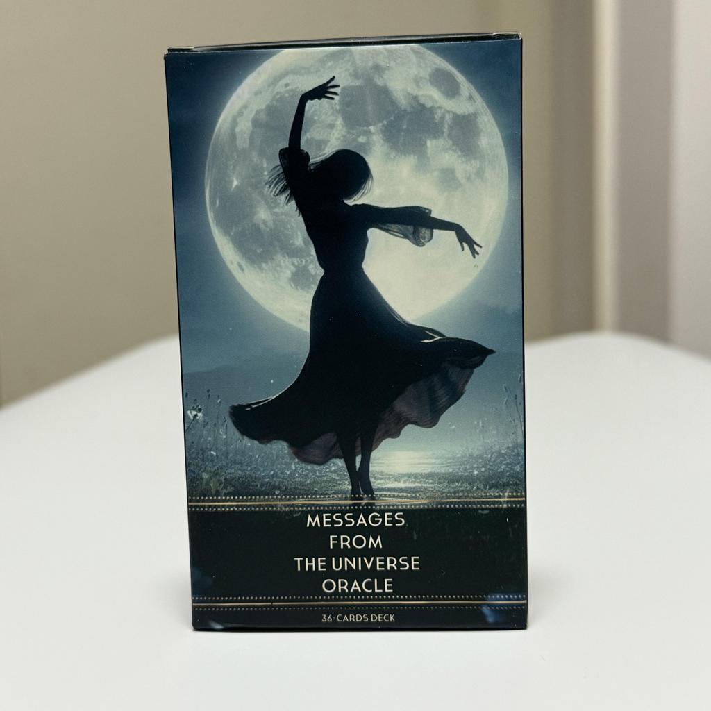 12 * 7cm Tin Nhắn Từ Vũ Trụ Oracle Deck 36 Lá Bài Thẻ Tin Nhắn Bảng Tiếng Anh Trò Chơi saixit2vn