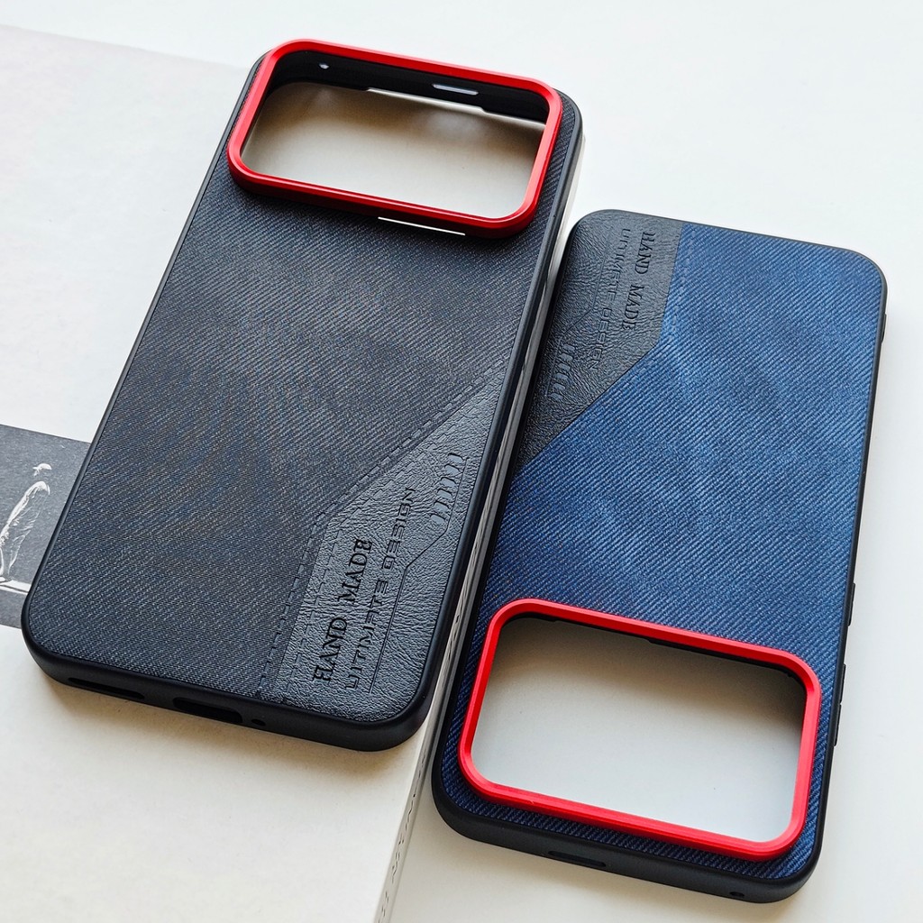 DÀNH CHO HONOR WIN Ốp Điện Thoại Kinh Doanh Sang Trọng Bảo Vệ Denim Khâu Da Hạt Case WINRT