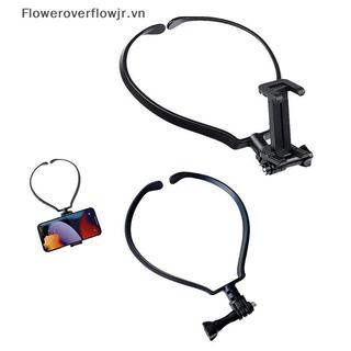 Giá đỡ cổ rảnh tay FJR Giá đỡ điện thoại lười biếng cho IPhone 15ProMax Samsung GoPro HOT