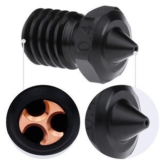 Phụ kiện máy in 3d E3D V6 Vòi phun thép cứng CHT Clone Vòi phun dòng chảy cao Chống mài mòn Vòi phun chịu nhiệt độ cao CQEG