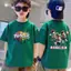 Áo 100% cotton thoải mái, size 90-150cm, từ 3-14 tuổi, mùa hè, tăng 1 size.