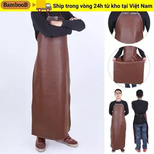 Tạp dề hàn da BAMBOOB chống cháy, cách nhiệt, chống nước, bảo vệ thợ hàn