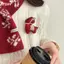HFSHY Áo và Khăn Thổ Cẩm Duyên Dáng Pony Trâm Cài cho Nữ -corsage Phù Hợp Thời Trang