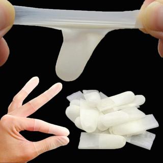 PURECOTTON0 100 CÁI Vỏ ngón tay dùng một lần, Dụng cụ nghệ thuật làm móng tay mờ trong suốt Chống tĩnh điện Ngón tay, Bảo vệ thoải mái Găng tay bảo vệ đầu ngón tay chống trượt Găng tay bảo vệ nơi làm việc