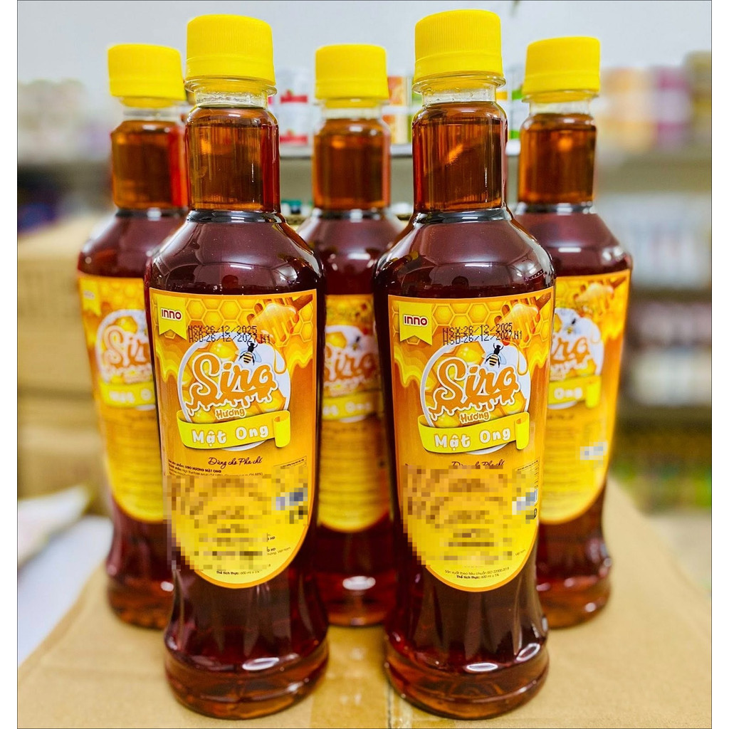 Siro Inno Vị Mật Ong Nguyên Liệu Pha Chế 600ml Ngọt Dịu Tự Nhiên, Lý Tưởng Pha Chế Và Làm Bánh