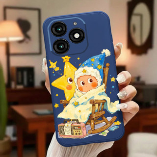 Dành Cho ltel A50 A56 A56 Pro Itel A70 S23 S23 Plus Ốp Lưng Silicon Ngôi Sao Vàng Mềm Vỏ Điện Thoại Chống Sốc