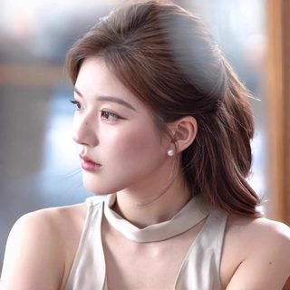 Bông Tai Bạc Kim Zircon Bông Tai Ngọc Trai Cho Nữ Đôi Tay Hàn Quốc Thanh Lịch Đơn Giản Thời Trang Đa Năng Cho Bông Tai Đeo Hàng Ngày