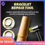 Dụng Cụ Làm Đồ Trang Sức Vòng Tay Gỗ Mandrel Tròn Nhựa Sizer Với Trang Sức Búa Cao Su Mallet Lắc Tay Shaper Dụng Cụ