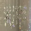 TRTR Treo Pha Lê Mặt Dây Chuyền Sân Vườn Suncatcher Chuông Gió Cầu Vồng Lăng Kính Pha Lê Dây Xích Để Trang Trí Cửa Sổ VN