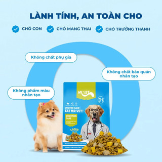 Hạt Cho Chó Mr.Vet D1 1.4kg Dòng Hạt Holistic Mix Topping Vị Thịt Cừu Non Và Rau Củ