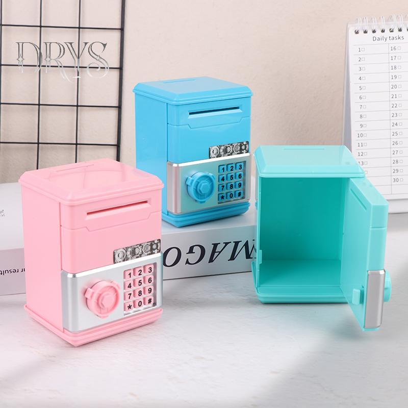 (TFT) Trẻ Em Tiền Ngân Hàng Mật Khẩu Heo Đất Mini ATM Tiền Đồng Xu Hộp Đựng Tiền Cho Trẻ Em Đồ Chơi Sinh Nhật MỚI