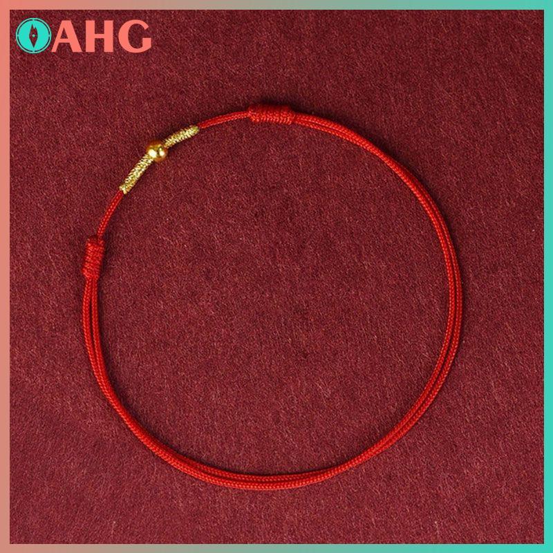 THÊM Thời Trang Handmade Vòng Tay Dây Đỏ Luy Lắc Tay Nam Nữ Người Yêu Bạn Thân Nhất Luy Vòng Tay Vòng Chân Kích Thước Điều Chỉnh BSS