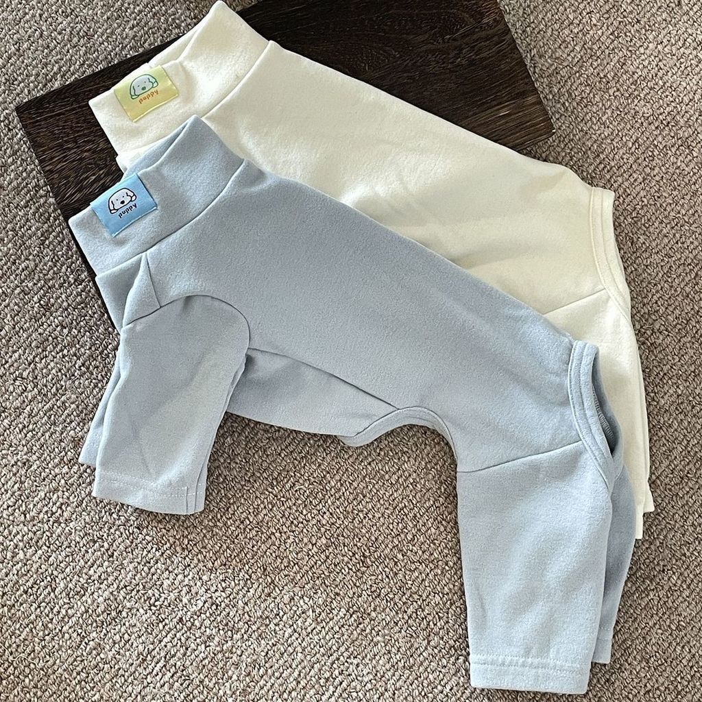 Mùa Thu Đông Thú Cưng Quần Áo Bốn Chân Ấm Áp Jumpsuit Chó Nhỏ Đáy Quần Áo Thú Cưng