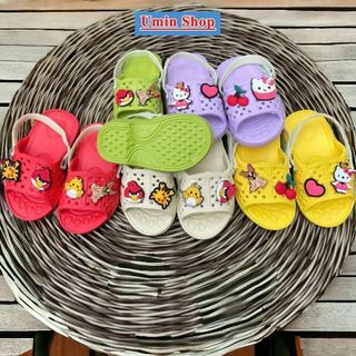 Dép Tổ Ong Có Quai Cho Bé Dưới 3 Tuổi _ Lê Chun Dành Cho Bé Tập Đi Siêu Nhẹ Siêu Êm chân 9-16cm UMINSHOP