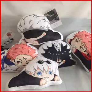 ST2 Jujutsu Kaisen Ngủ Gối Anime Sofa Đệm Hai Mặt Gojo Satoru Megumi Itadori Yuuji Búp Bê Nhồi Bông Sang Trọng Cho Gia Đình