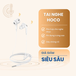 Tai nghe có dây Hoco M101 Pro âm thanh rõ nét, đeo êm tai, dùng bền lâu dài 2026
