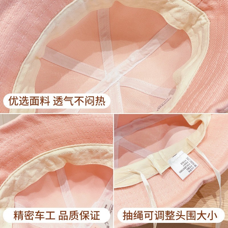 Mũ xô trẻ em Hoạt hình dễ thương Mũ chống nắng Kuromi