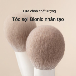 Bộ cọ trang điểm sứ đám mây: cọ phấn mắt hình liềm, cọ kẻ mắt, cọ tán bột