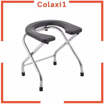 Ghế vệ sinh gấp, Ghế đẩu có Commode, Đáy ổn định, Đa năng, Ghế vệ sinh ngồi xổm di động, vệ sinh trong