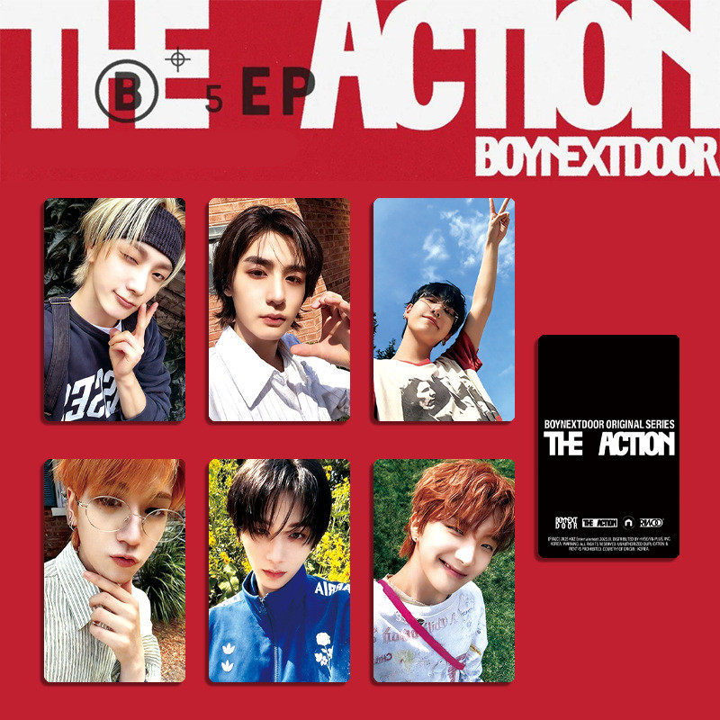 Kpop Thần Tượng BOYNEXTDOOR Album Hành Động Photocards JAEHYUN WOONHAK Thẻ Ảnh ARMY Người Hâm Mộ Quà Tặng