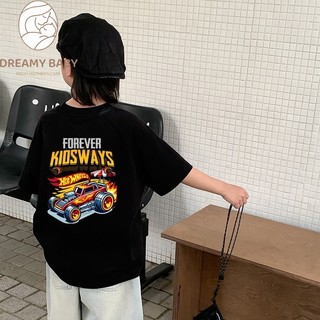COD✅ (Hồ Chí Minh)DREAMY BABY 2-12 tuổi|Inkjet hoa kiểu Hàn|Áo chất lượng cao kiểu Hàn Quốc|In hình xe đua hoạt hình