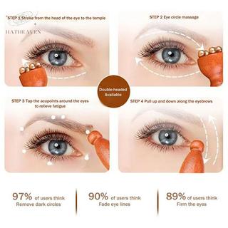 [hatheaven] 1 Chiếc Máy Mát Xa Hình Dạng pod Dụng Cụ Vật Lý Trị Liệu Da Mặt Gỗ Đàn Hương Dụng Cụ Massage Mắt Gua Sha Chăm Sóc Da Mặt Massage Stis Đẹp