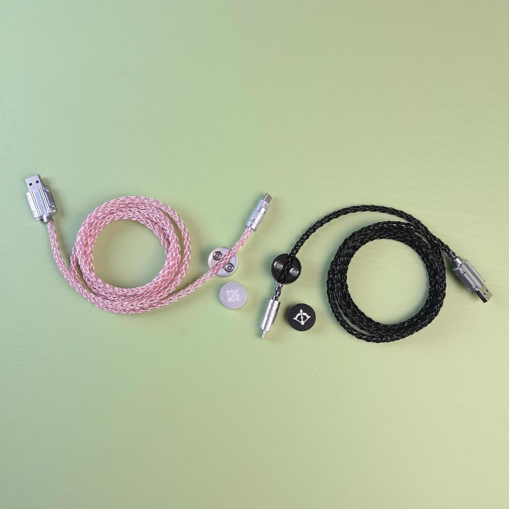 Dây Cáp Bàn Phím Cơ RGB Bọc Dù 8 Lõi Dài 1M3 | KCAP - World of keycaps