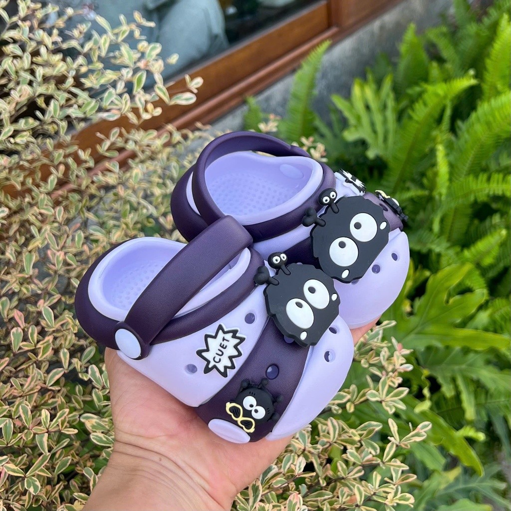 ( hàng sẵn ) sandal bé gái dép sục cho bé trai stick đáng yêu mềm êm chân mãu mới EVA bé từ 6m  CUTE3328 ( có video )