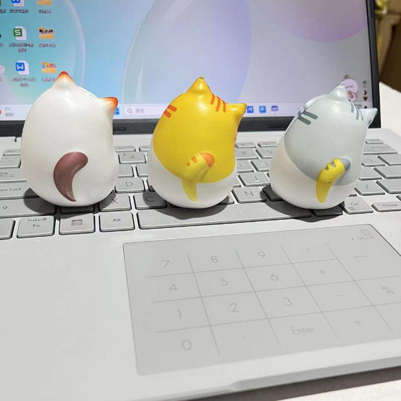 ECK Mèo Mới Giảm Căng Thẳng Squishy Đồ Chơi PU Chậm Bóp Antistress Bóng Hoạt Hình Bàn Đồ Trang Trí Squishy Giảm Căng Thẳng Đồ Chơi HOT