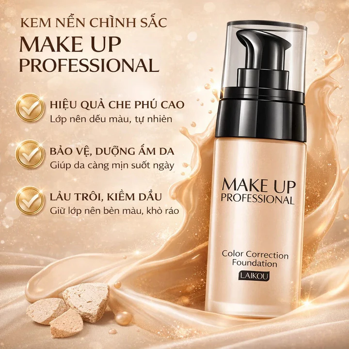 ⚡COD⚡Kem nền/che khuyết điểm/dưỡng ẩm Kem nền tự nhiên/Kem nền lâu trôi/Kem nền tự nhiên dưỡng ẩm và cấp nước