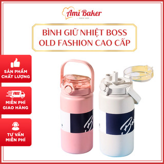 Bình Giữ Nhiệt BOSS Old Fashion Chất Liệu Inox 360 Cao Cấp, Đa Dạng Dung Tích