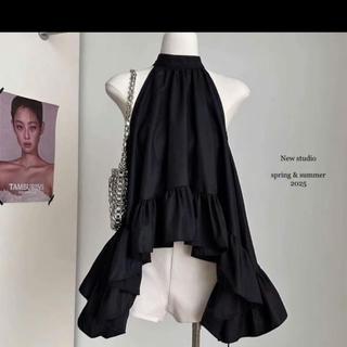 Áo Yếm Vạt Layer Chất Vải Gió Phong Cách Bánh Bèo Tiểu Thư Hot 6 Màu Siêu Xinh Ld_Store Fashion