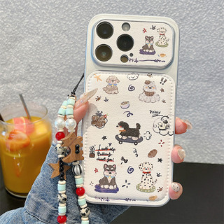Phim Hoạt Hình Chó + Vòng Tay Cho iphone17 17promax 16promax 15promax 14 / 13 / 15 / 16pro iphone13 Vỏ TPU iphone mới chống bụi