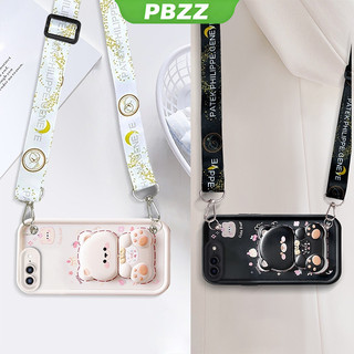 Ốp lưng cho iPhone 7 plus iphone 8 plus iphone se 2 2020 ipnone se vỏ điện thoại Softcase Silicone chống sốc thiết kế mới thẩm mỹ có giá đỡ và dây buộc cho bé gái JTXXZJGS01